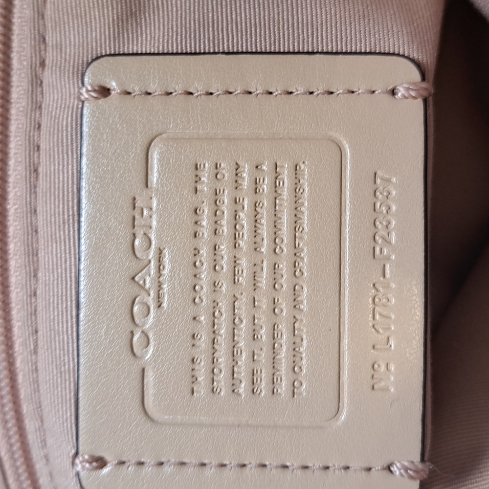 Coach Kelsey BLUSH PINK Soft Leather Satchel, Shoulder or Crossbody GUC - Picture 10 of 10